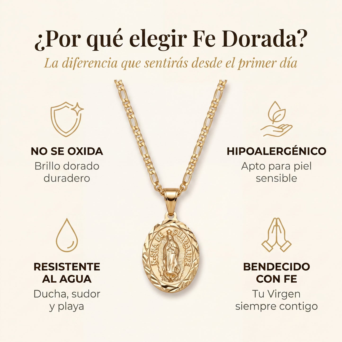 Collar Virgen María