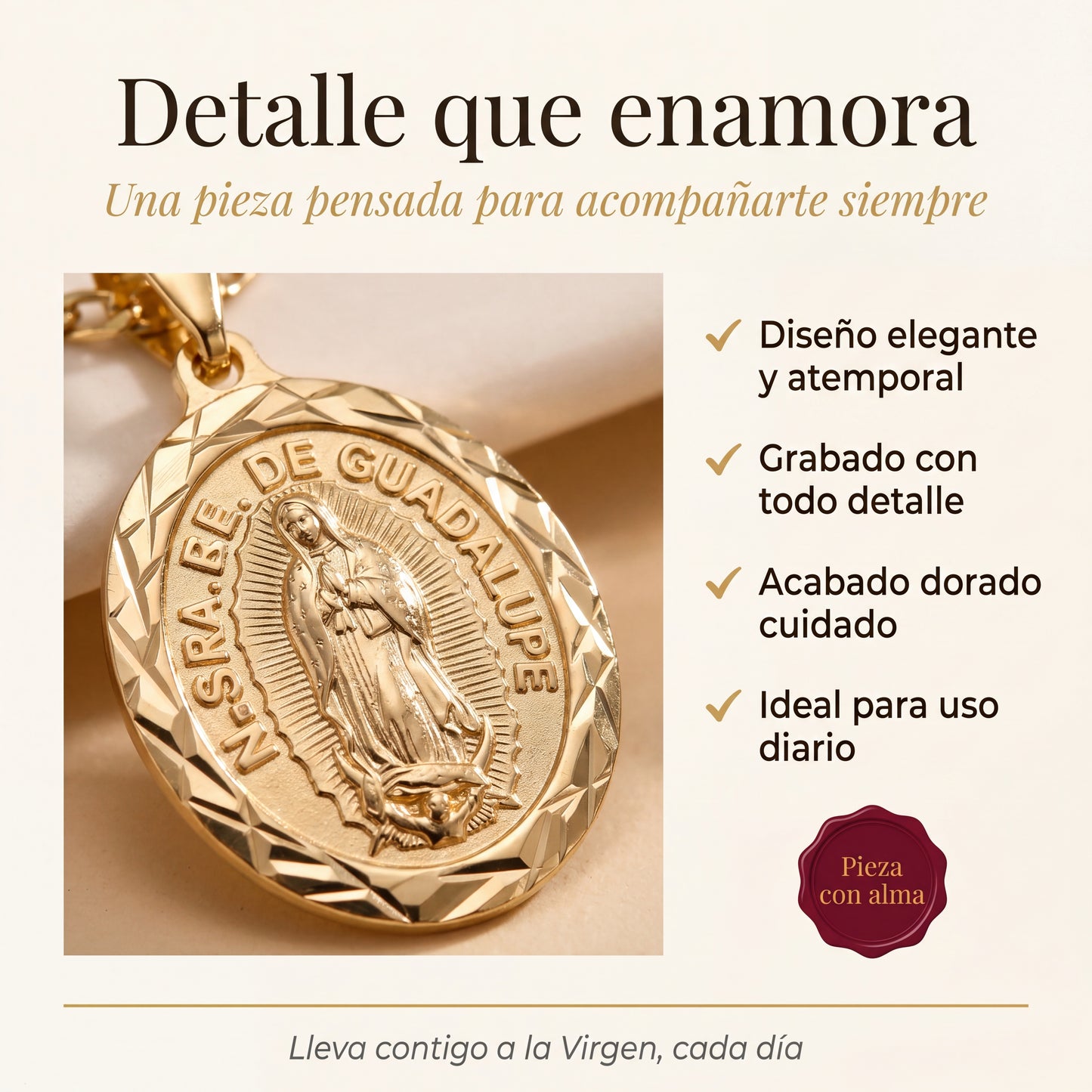Collar Virgen María